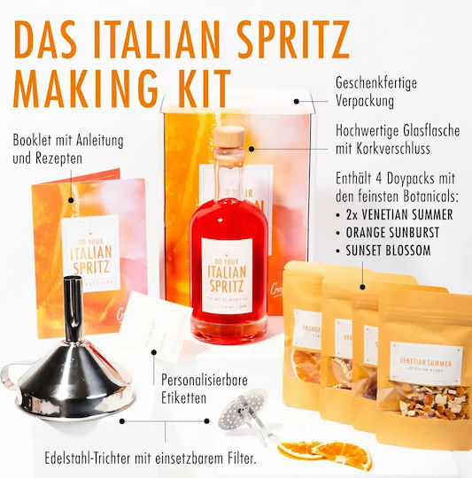 Craftly – Италиански Комплект за Spritz – Донесете Италианското Лято в Чашата Си