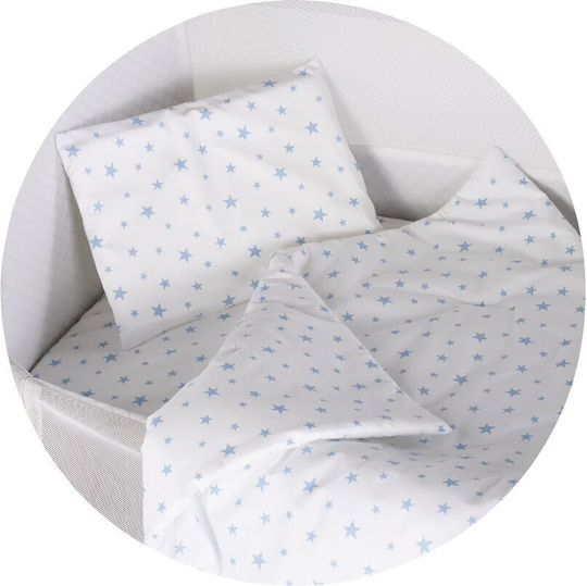 Chipolino Σετ Κούνιας Blue Stars Μπλε 4τμχ