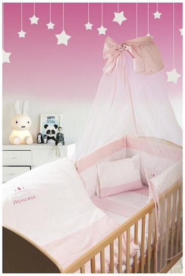 Dimcol Set Für Krippe Princess 33 Rosa 3Stück