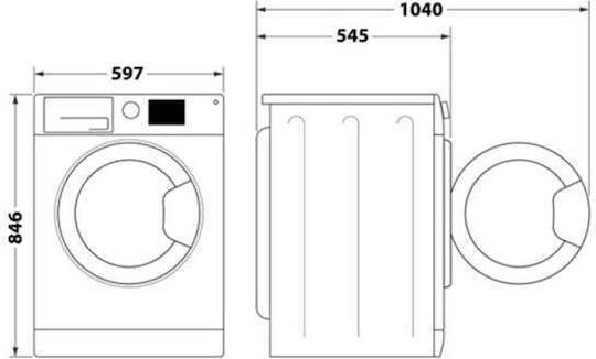 Whirlpool WPS D8 WBS EE Tumble Dryer 8kg with Heat Pump