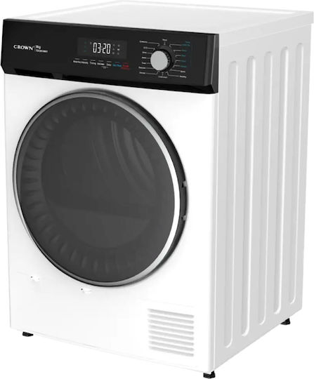 Crown TDC8016WY Στεγνωτήριο 8kg με Αντλία Θερμότητας