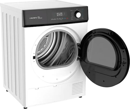 Crown TDC8016WY Στεγνωτήριο 8kg με Αντλία Θερμότητας