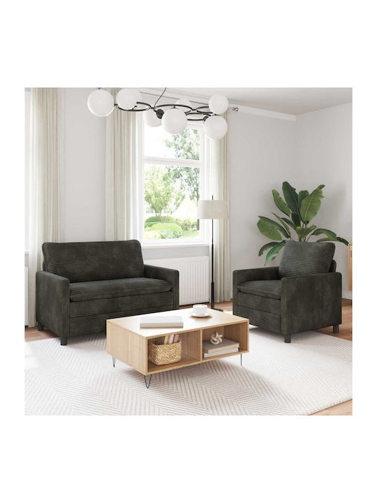 vidaXL Wohnzimmermöbel-Set 2-Sitzer & Sessel