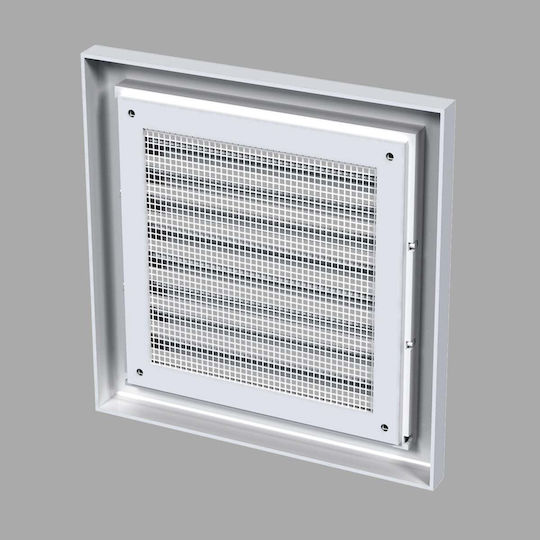 Vent Cap Sieve Φ150mm 187x187mm White Vents