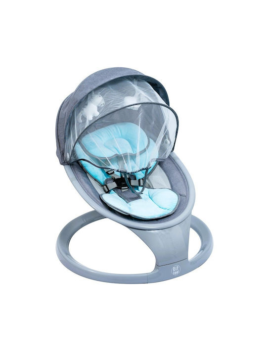 Buf Boof Relax Electric Balansoar Pentru Bebelusi Cu Muzica Albastru