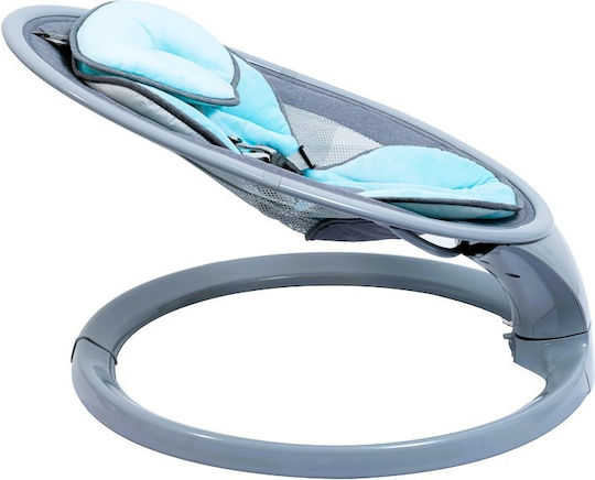 Buf Boof Relax Electric Balansoar Pentru Bebelusi Cu Muzica Albastru