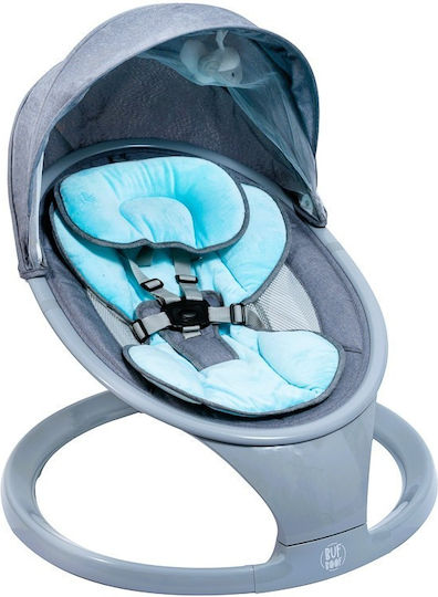 Buf Boof Relax Electric Balansoar Pentru Bebelusi Cu Muzica Albastru