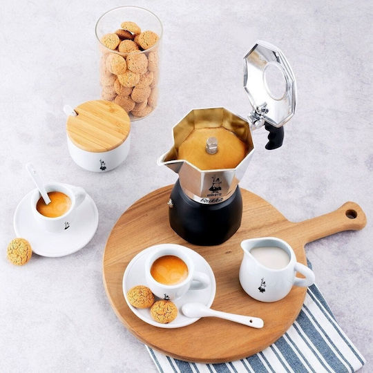 Bialetti Μπρίκι Espresso Inox Μαύρο