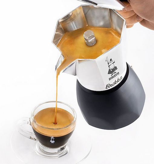 Bialetti Μπρίκι Espresso Inox Μαύρο