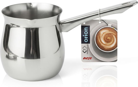Orion Espressokocher Edelstahl Braun