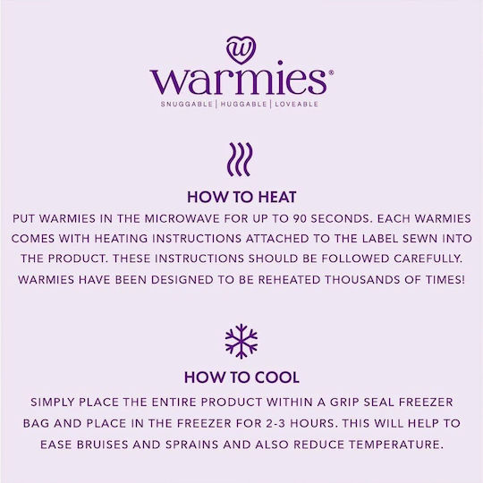 Warmies Heat/Cold Hot Water Bottle With Natural Seeds