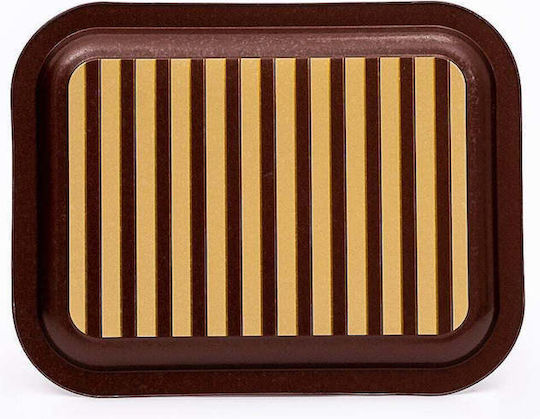 SteweHome Metallic Serving Tray 23x28cm