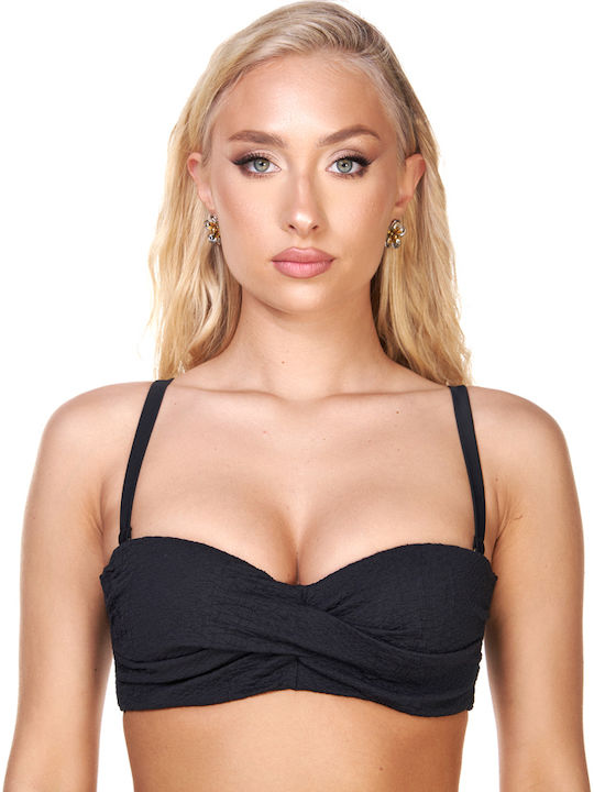 Bikini Top Strapless Bikini Top Black