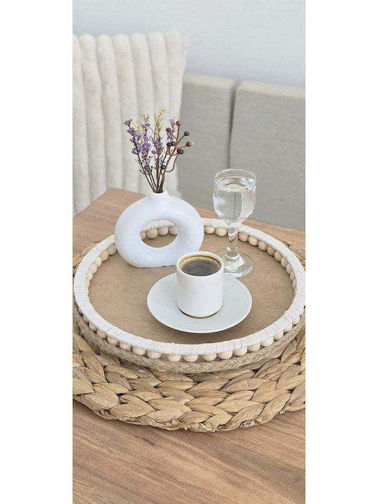 SteweHome Дървен Сервиращ Диск 25x20см