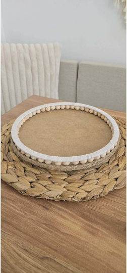 SteweHome Дървен Сервиращ Диск 25x20см