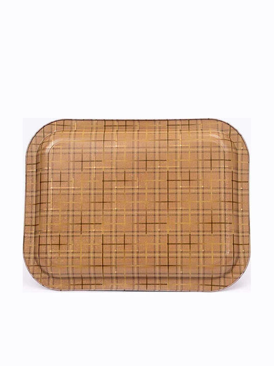 SteweHome Μεταλλικός Δίσκος Σερβιρίσματος 23x28cm