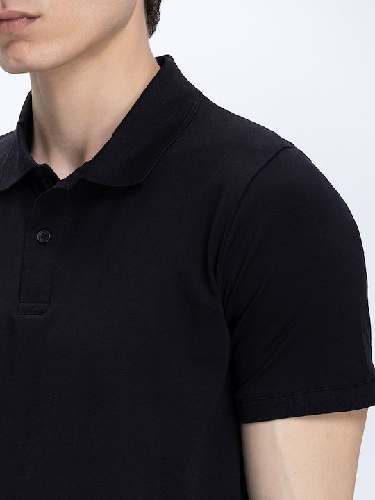 Polo Μπλούζα Κοντομάνικη Μαύρο
