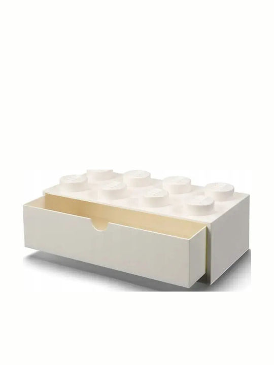 LEGO din Plastic Alb 31.6x11.3x15.8cm 1buc
