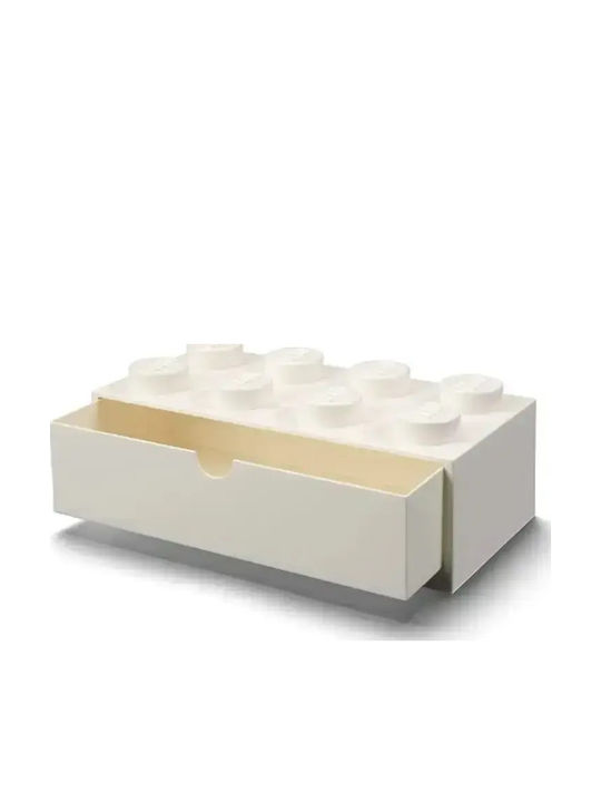 LEGO din Plastic Alb 31.6x11.3x15.8cm 1buc