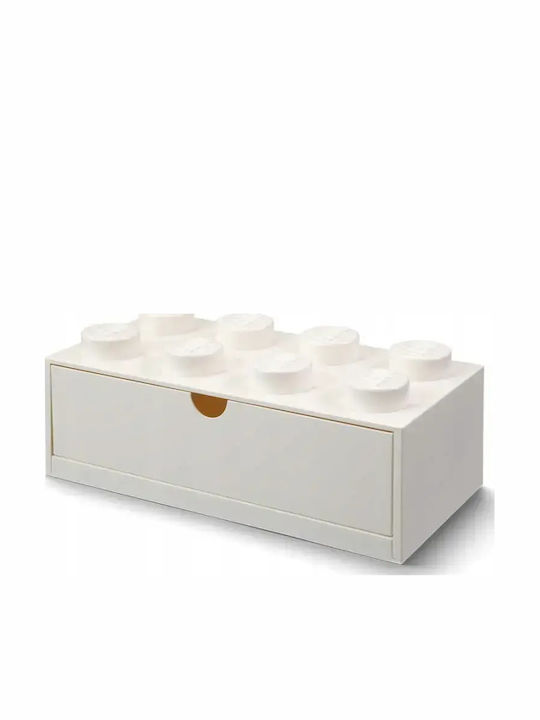 LEGO din Plastic Alb 31.6x11.3x15.8cm 1buc