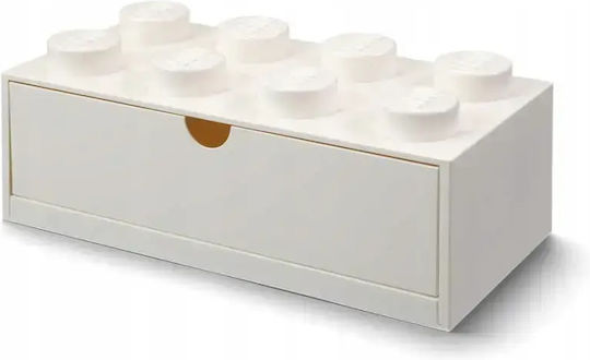 LEGO Children's Storage Box made of Plastic White 31.6x11.3x15.8cm 1pcs