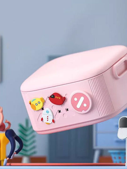 Children's Storage Box made of Plastic Pink 33.2x31.7x18.1cm 1pcs