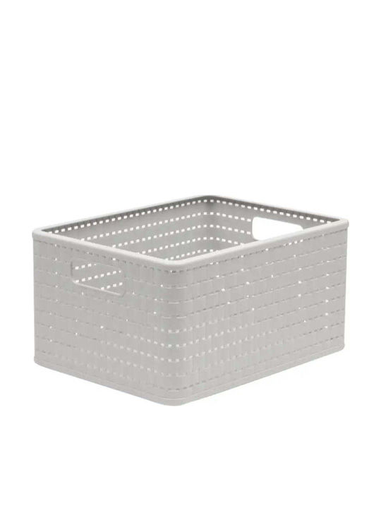 Dimitracas Coș de Depozitare Plastic Maro 18lt 1buc