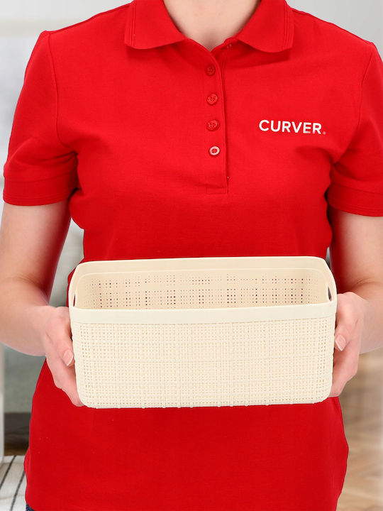 Curver Καλάθι Αποθήκευσης Πλαστικό Μπεζ 5lt