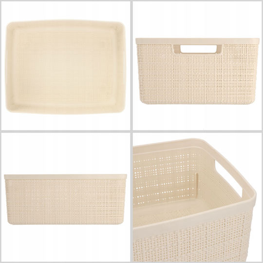 Curver Basket M 12l Cream