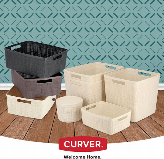 Curver Basket M 12l Cream