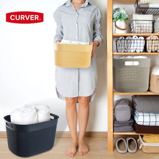 Curver Καλάθι Αποθήκευσης Πλαστικό Μπλε 18lt