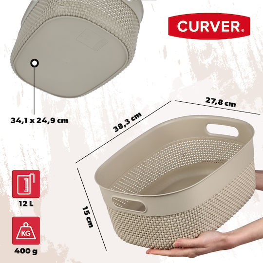 Grozs Filo M 12l 38x28,5x15cm Beige