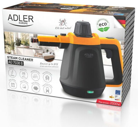Adler Curățător cu Abur cu Presiune 3.5bar cu Mâner Lung