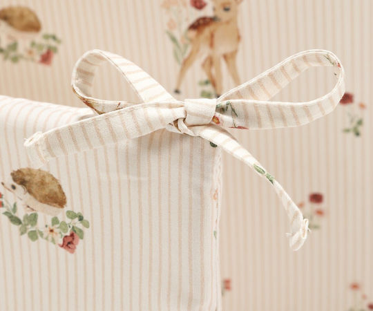 La Millou Classic Inside Crib Bumper Ecru 25x210cm