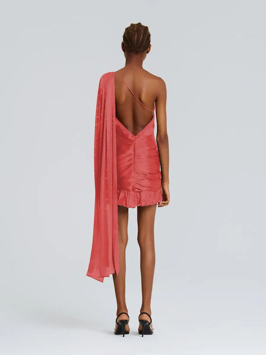 Summer Mini Evening Drape Dress Black