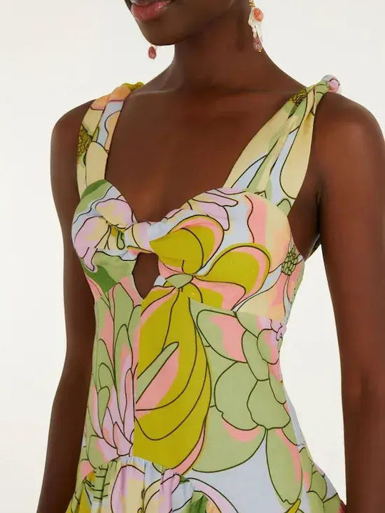 Summer Mini Evening Dress Multicolor
