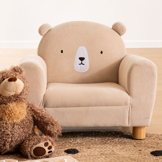 Детско Кресло Bear Екрю 51x42.5x44см