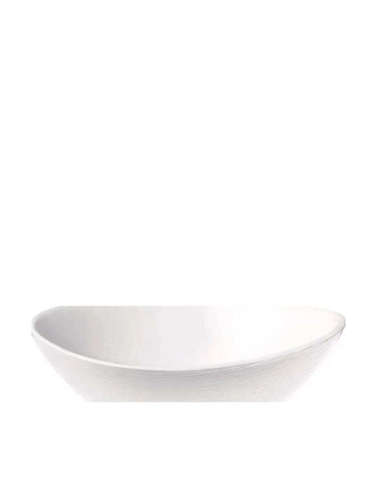 Bormioli Rocco Prometeo Bol Pentru Salată Din Sticlă Albă 15x14x5.1cm