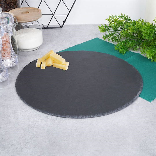 JK Home Decoration Servierplatte Stein 30x30cm 1Stück