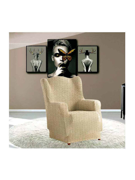 SB Home Sabrina Ελαστικό Κάλυμμα Τριθέσιου Καναπέ Cream 180x230cm