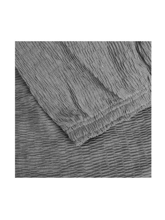 Elastic Cover for Double Sofa Suitable for Sofa with Armrests 130 170 Cm Gray