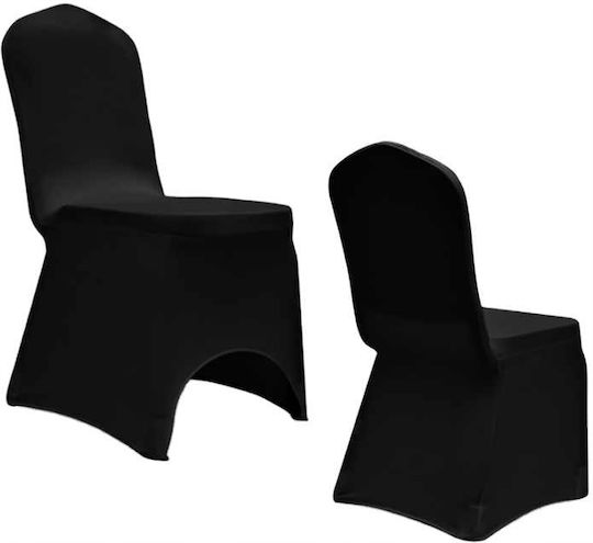 Meble odNowa Еластичен Чаршаф За Стол Черен 100см