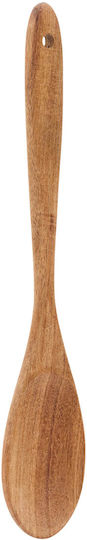 5Five Set of Wooden Cooking Utensils With Stand 4 Pieces Brown