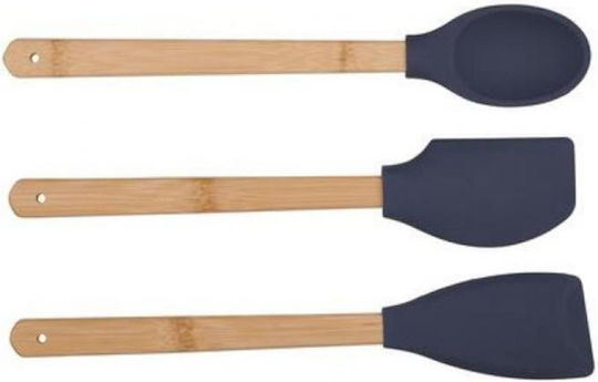 Κουτάλες Bamboo Σιλικόνης 3τμχ Η33cm