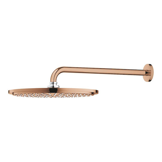 Grohe Rainshower Στρογγυλή Κεφαλή Ντουζ 31cm με Βραχίονα 38cm