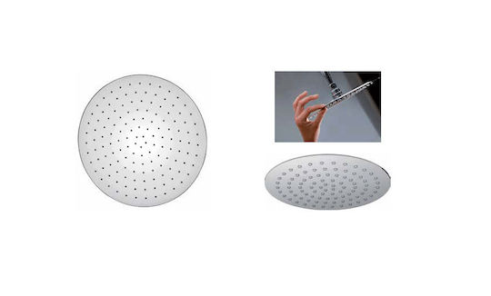Cap De Duș Inox Paini 25x25cm Cod 1364 Inox Lucios