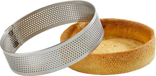 Perforated Tart Ring Mold Ø=8cm Set of 6 Rings