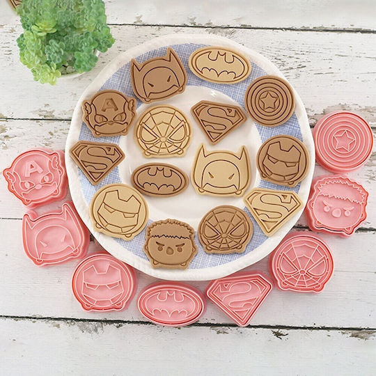 Superhero Avengers Stamp Cutters 8pcs