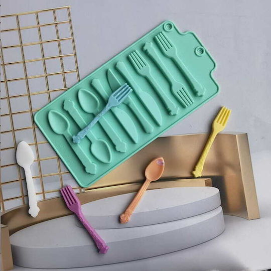 Silicone Mold Forks Spoons Knives