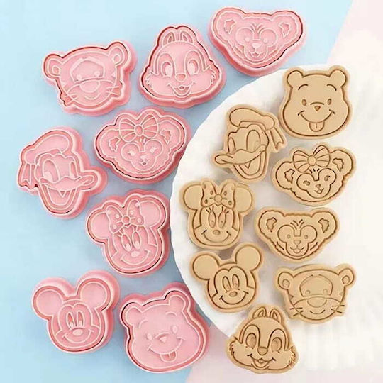 Disney Minnie Mickey Stempel Ausstecher 8 Stück